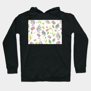 festive watercolor flowers 8 Hoodie